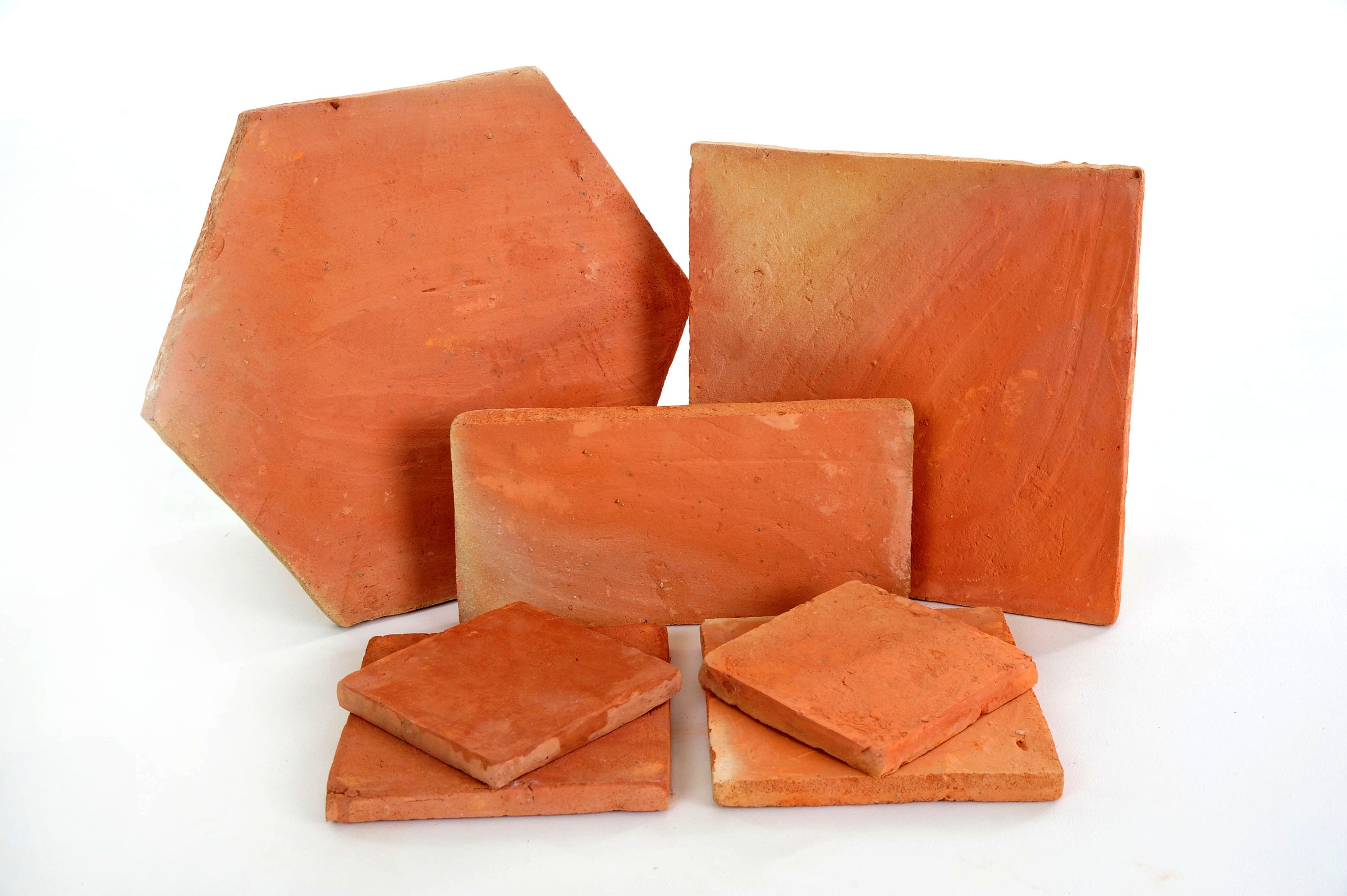 Rustic Handmade Unsealed Terracotta Floor Tiles