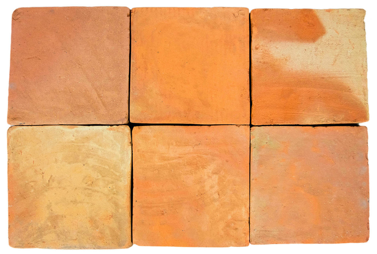 Rustic Handmade Unsealed Terracotta Floor Tiles