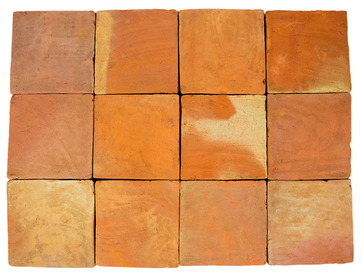 Rustic Handmade Unsealed Terracotta Floor Tiles