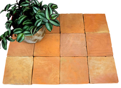 Rustic Handmade Unsealed Terracotta Floor Tiles