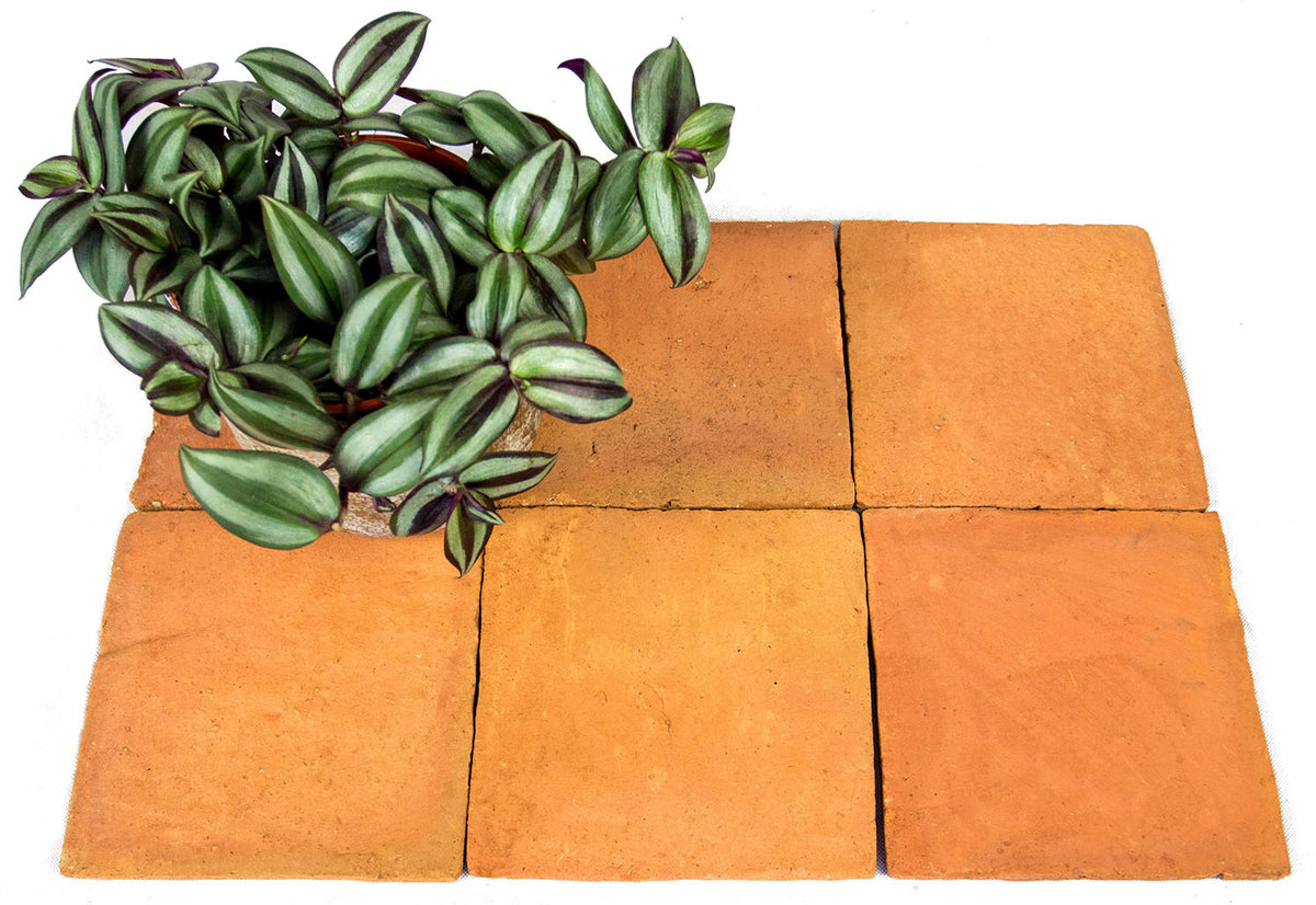 Rustic Handmade Unsealed Terracotta Floor Tiles