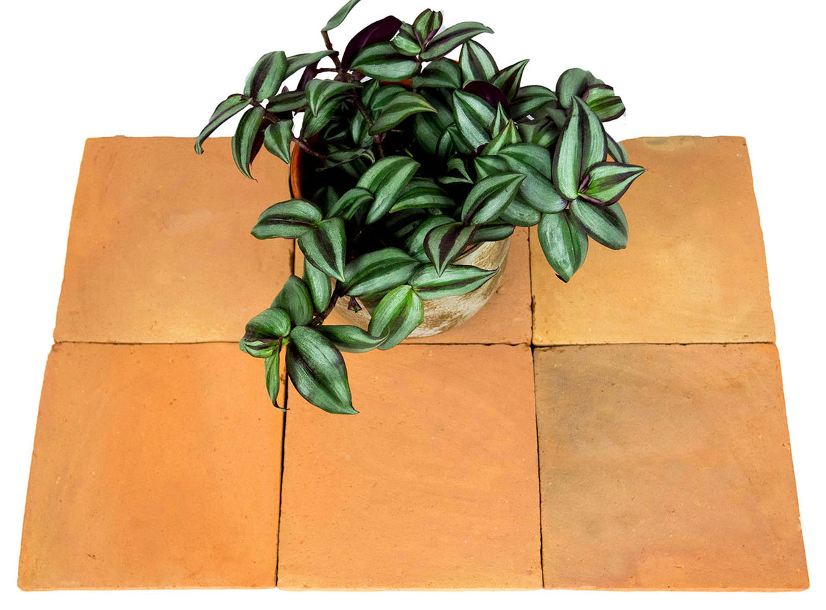 Rustic Handmade Unsealed Terracotta Floor Tiles
