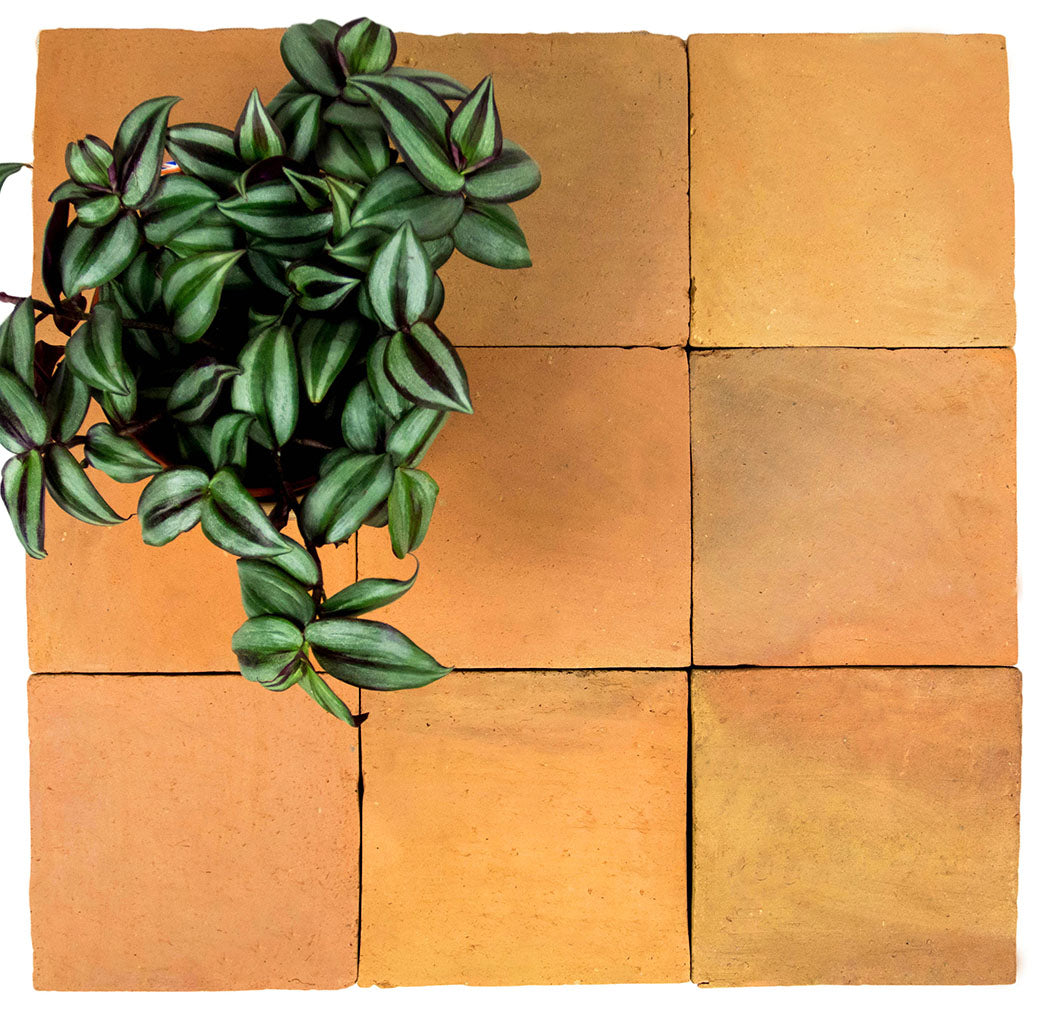 Rustic Handmade Unsealed Terracotta Floor Tiles