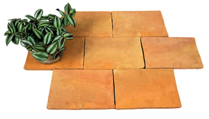 Rustic Handmade Unsealed Terracotta Floor Tiles