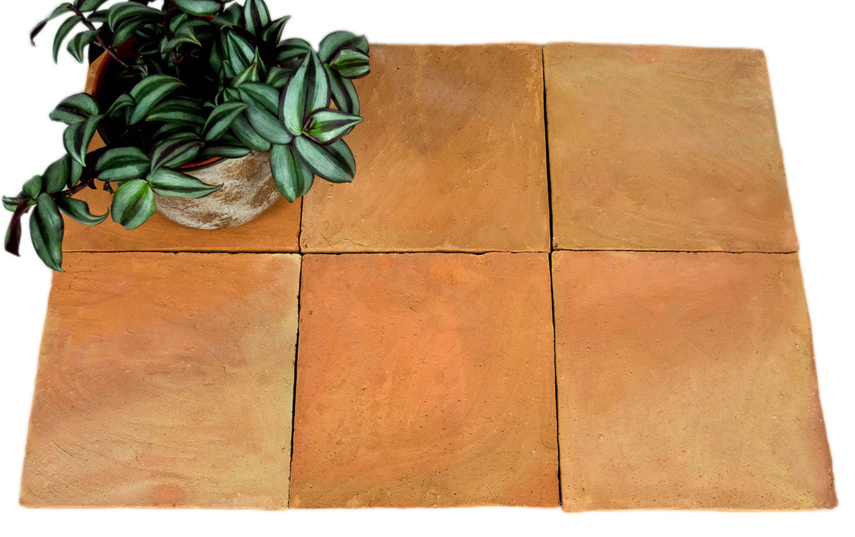 Rustic Handmade Unsealed Terracotta Floor Tiles