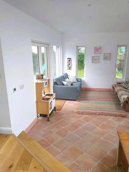 Pale Handmade Unsealed Terracotta Floor Tiles