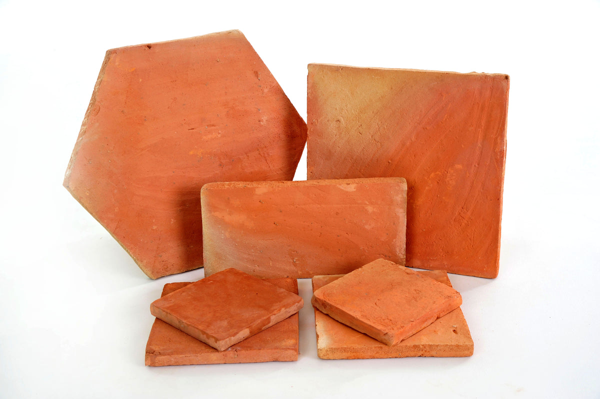Rustic Handmade Unsealed Terracotta Floor Tiles