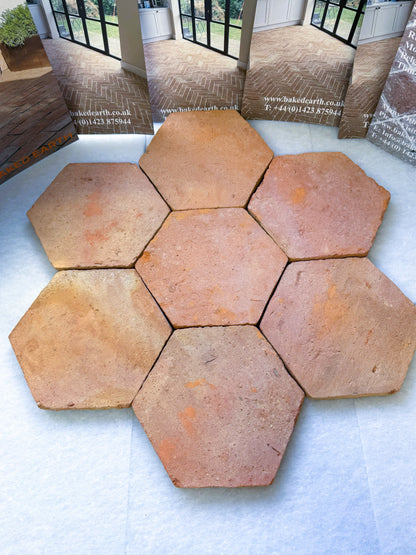 Pale Handmade Unsealed Terracotta Floor Tiles