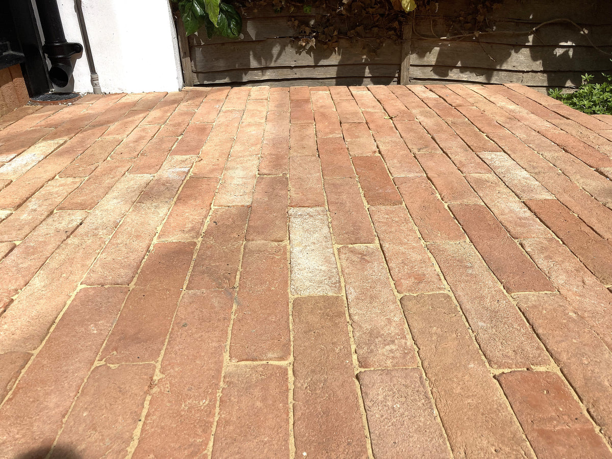 Pale Handmade Unsealed Terracotta Floor Tiles