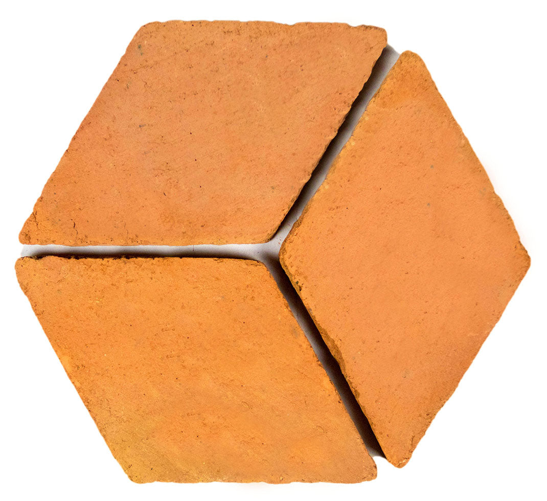 Rustic Handmade Unsealed Terracotta Floor Tiles