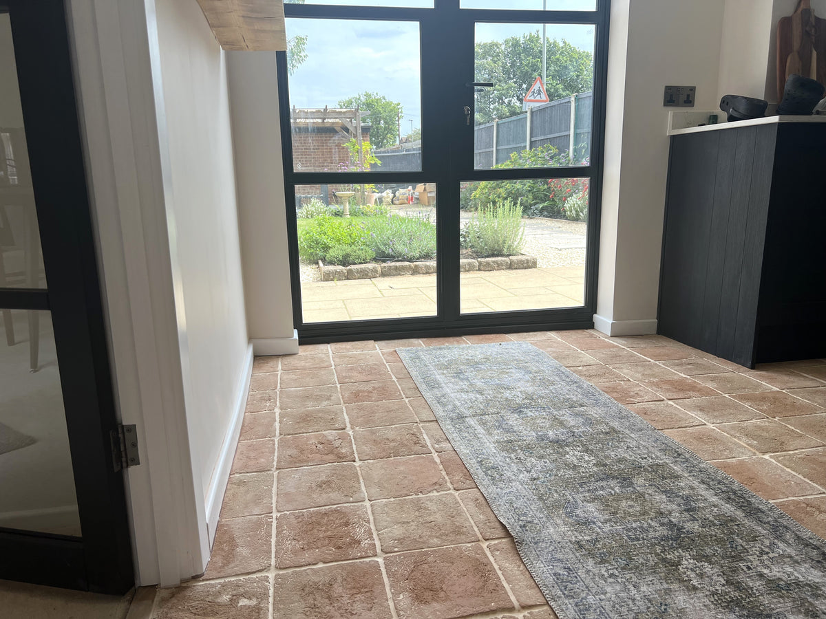 Pale Handmade Unsealed Terracotta Floor Tiles