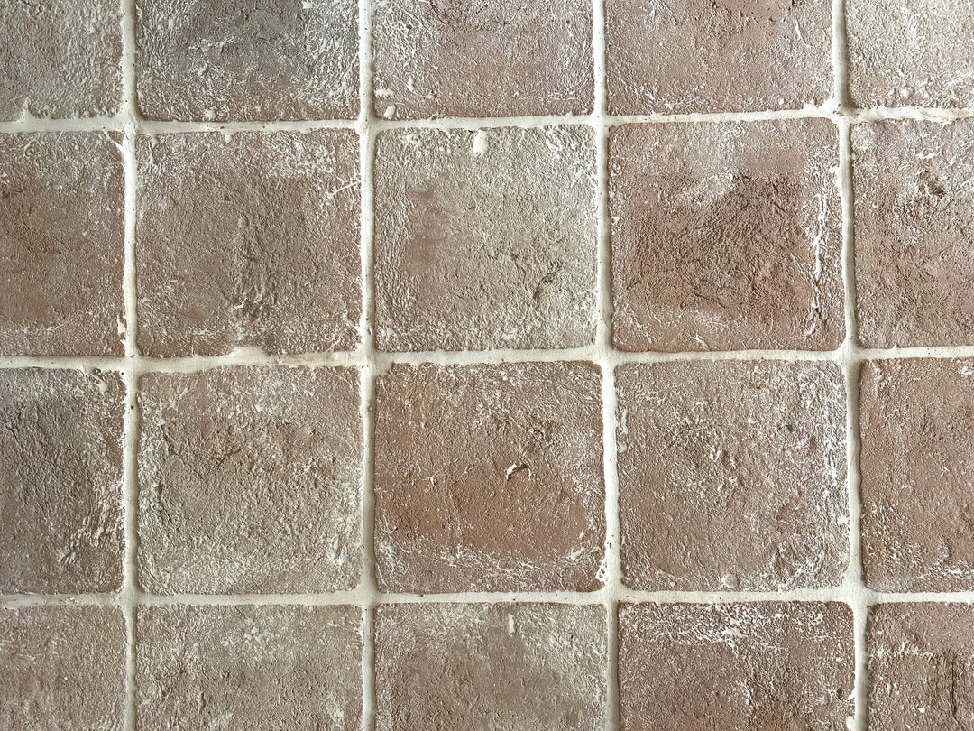 Pale Handmade Unsealed Terracotta Floor Tiles
