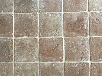 Pale Handmade Unsealed Terracotta Floor Tiles